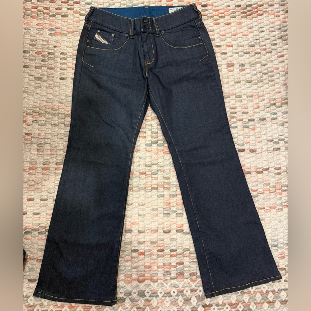 Diesel Dark Indigo Flare Jeans